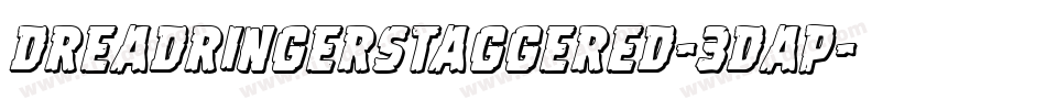 DreadRingerStaggered-3Dap字体转换