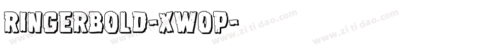 RingerBold-XWoP字体转换