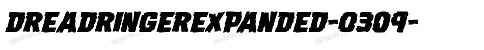 DreadRingerExpanded-03O9字体转换
