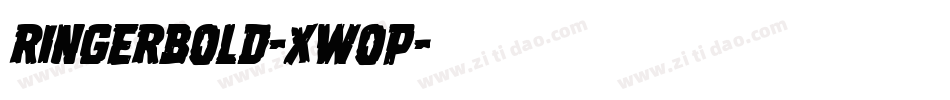 RingerBold-XWoP字体转换