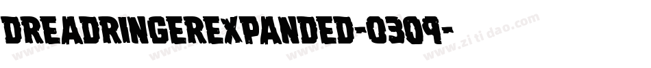DreadRingerExpanded-03O9字体转换