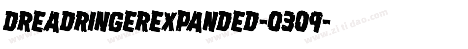 DreadRingerExpanded-03O9字体转换