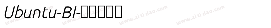 Ubuntu-BI字体转换