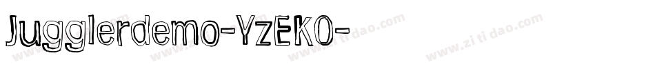 Jugglerdemo-YzEKO字体转换