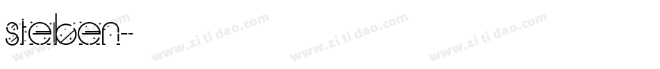 sieben字体转换