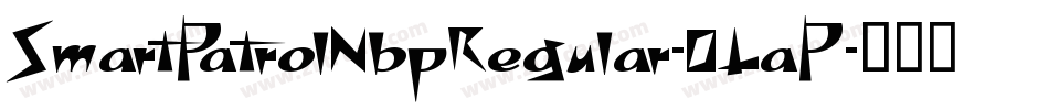 SmartPatrolNbpRegular-0LaP字体转换