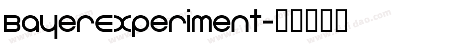 BayerExperiment字体转换