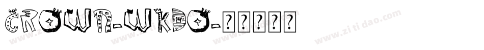 Crown-WKDO字体转换