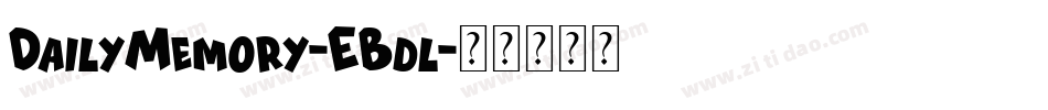 DailyMemory-EBdl字体转换