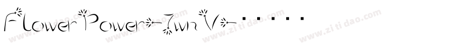 FlowerPower-7wnV字体转换