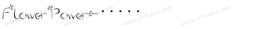 FlowerPower字体转换