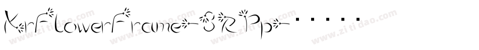 KrFlowerFrame-3RPp字体转换