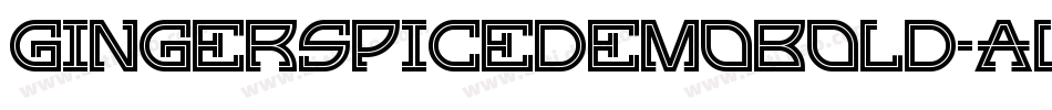 GingerSpicedemoBold-ALRv6字体转换