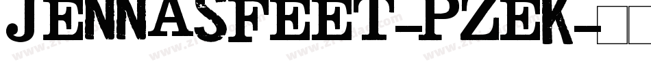JennasFeet-pZeK字体转换