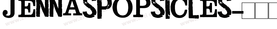 JennasPopsicles字体转换