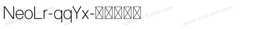 NeoLr-qqYx字体转换