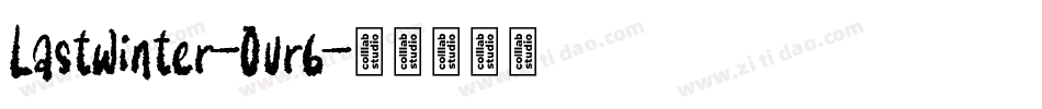 Lastwinter-Ovr6字体转换