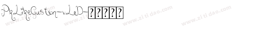 PkLikeGuston-vLxD字体转换