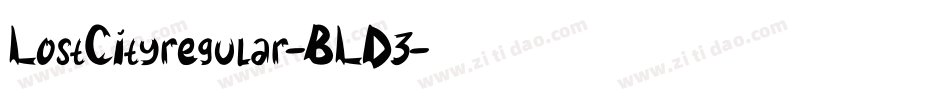 LostCityregular-BLD3字体转换