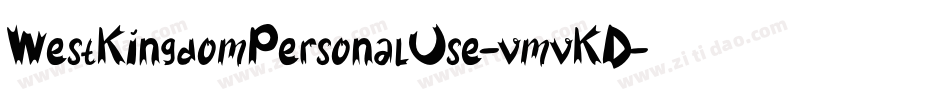 WestKingdomPersonalUse-vmvKD字体转换