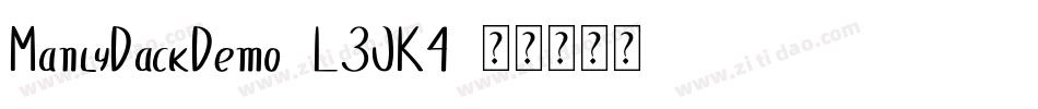 ManlyDackDemo-L3JK4字体转换