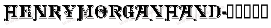 HenryMorganHand字体转换