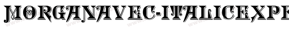 MorganAvec-ItalicExpert字体转换