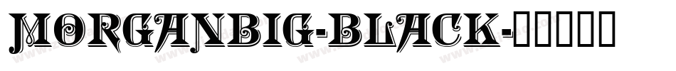 MorganBig-Black字体转换