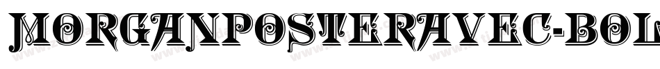 MorganPosterAvec-Bold字体转换