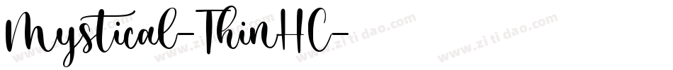 Mystical-ThinHC字体转换