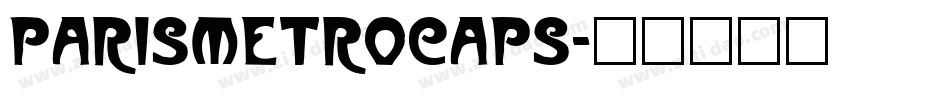 ParisMetroCaps字体转换
