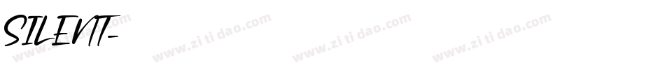 SILENT字体转换