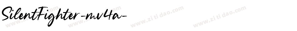 SilentFighter-mv4a字体转换