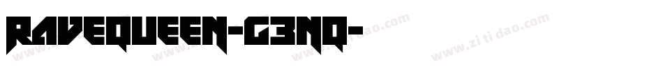 Ravequeen-G3nq字体转换