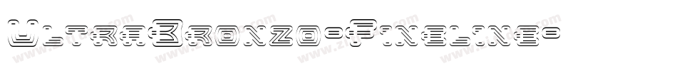UltraBronzo-Fineline字体转换