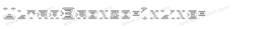 UltraBronzo-Inline字体转换