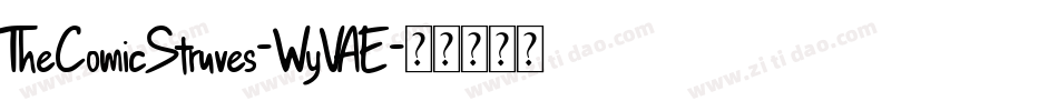 TheComicStruves-WyVAE字体转换