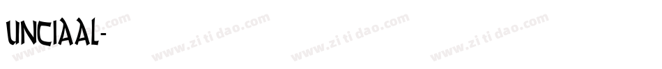 unciaal字体转换