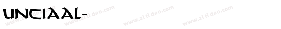 unciaal字体转换