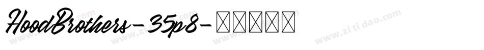 HoodBrothers-35p8字体转换