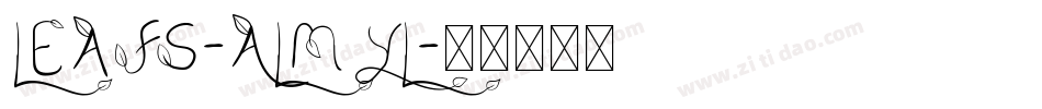 Leafs-ALmYL字体转换