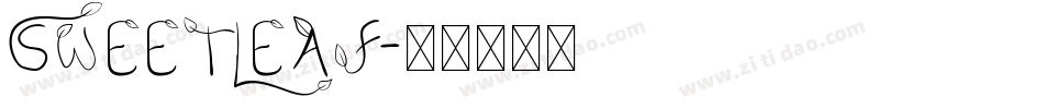 SweetLeaf字体转换
