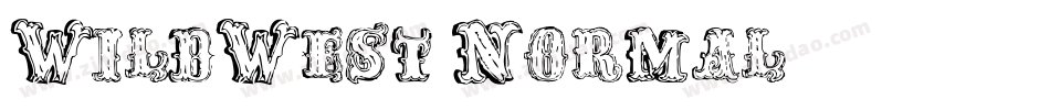 WildWest-Normal字体转换