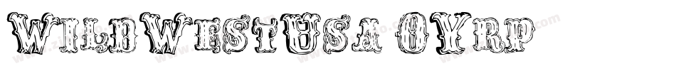 WildWestUsa-OYrp字体转换