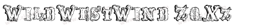 WildWestWind-ZqXz字体转换