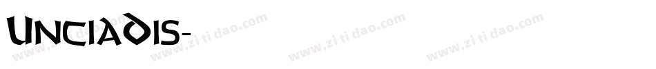 UnciaDis字体转换