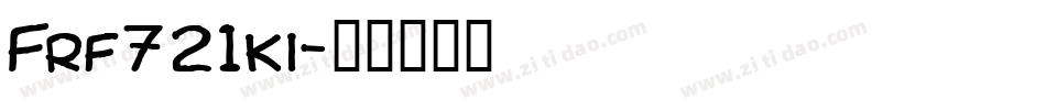 Frf721ki字体转换