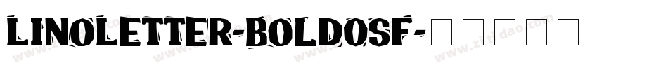 LinoLetter-BoldOsF字体转换