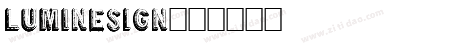 LumineSign字体转换