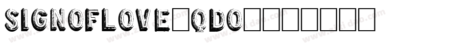 SignOfLove-qdo5字体转换